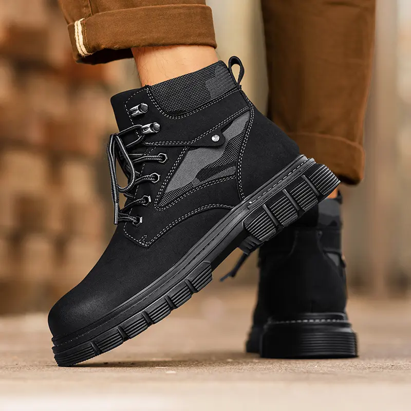 Scarpe sportive da uomo antiscivolo per esterni, scarpe casual con plateau, scarpe da papà rialzate, scarpe alla moda_voghion.com