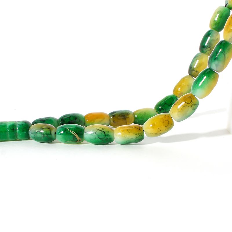Bracciale con perle di preghiera musulmane ovale bicolore_voghion.com