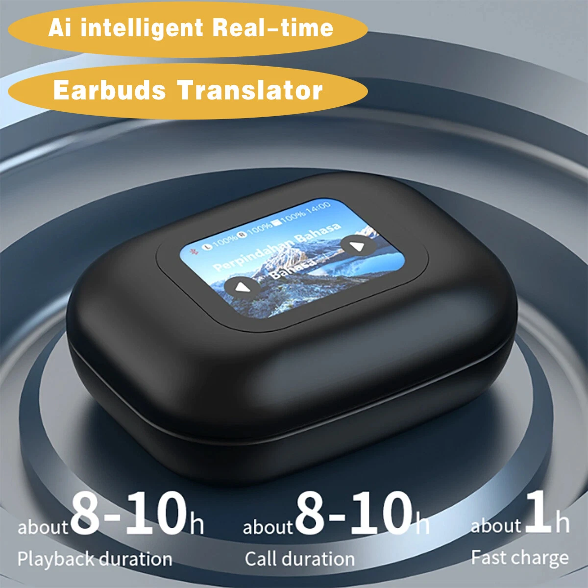 2025 Translator Earbuds, New Vylaras Translation Wireless Bluetooth Earphones_voghion.com