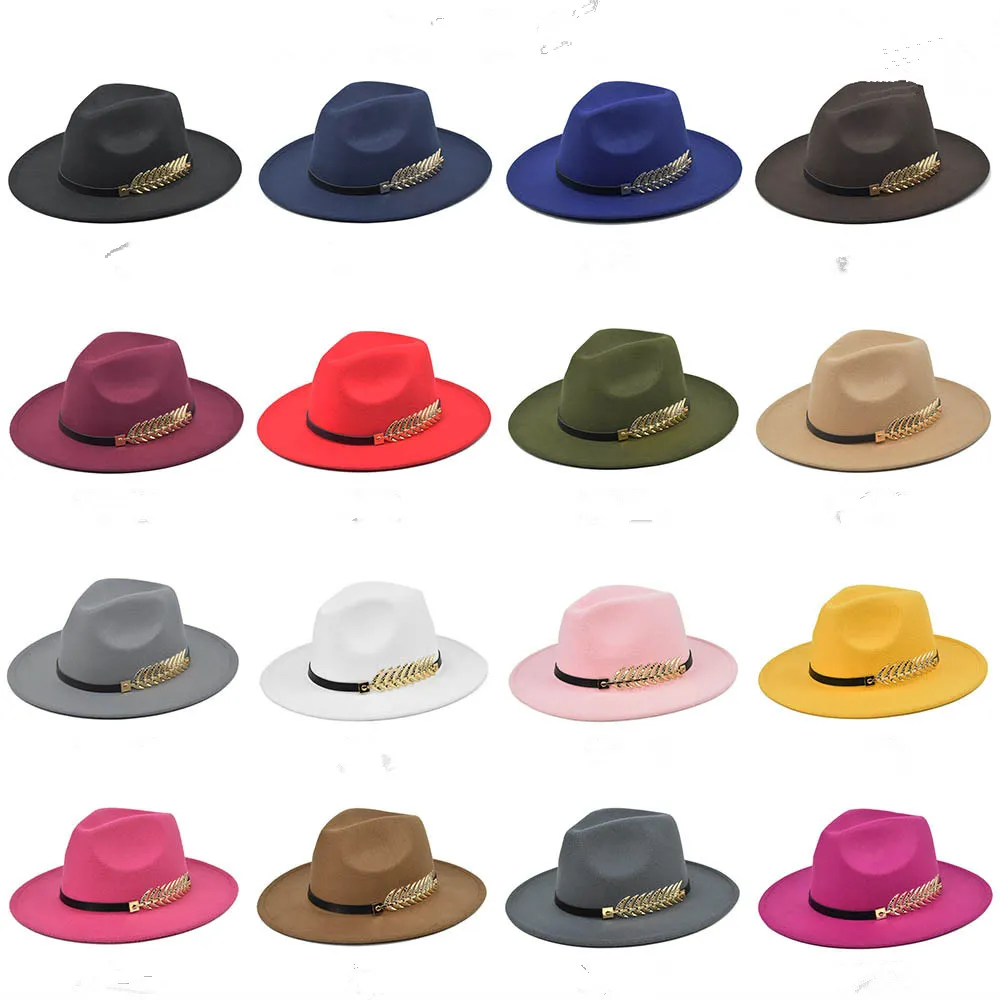 American foreign trade autumn winter new woolen top hat retro gentlemen and gentlemen, Sir, flat brimmed wool felt hats,_voghion.com