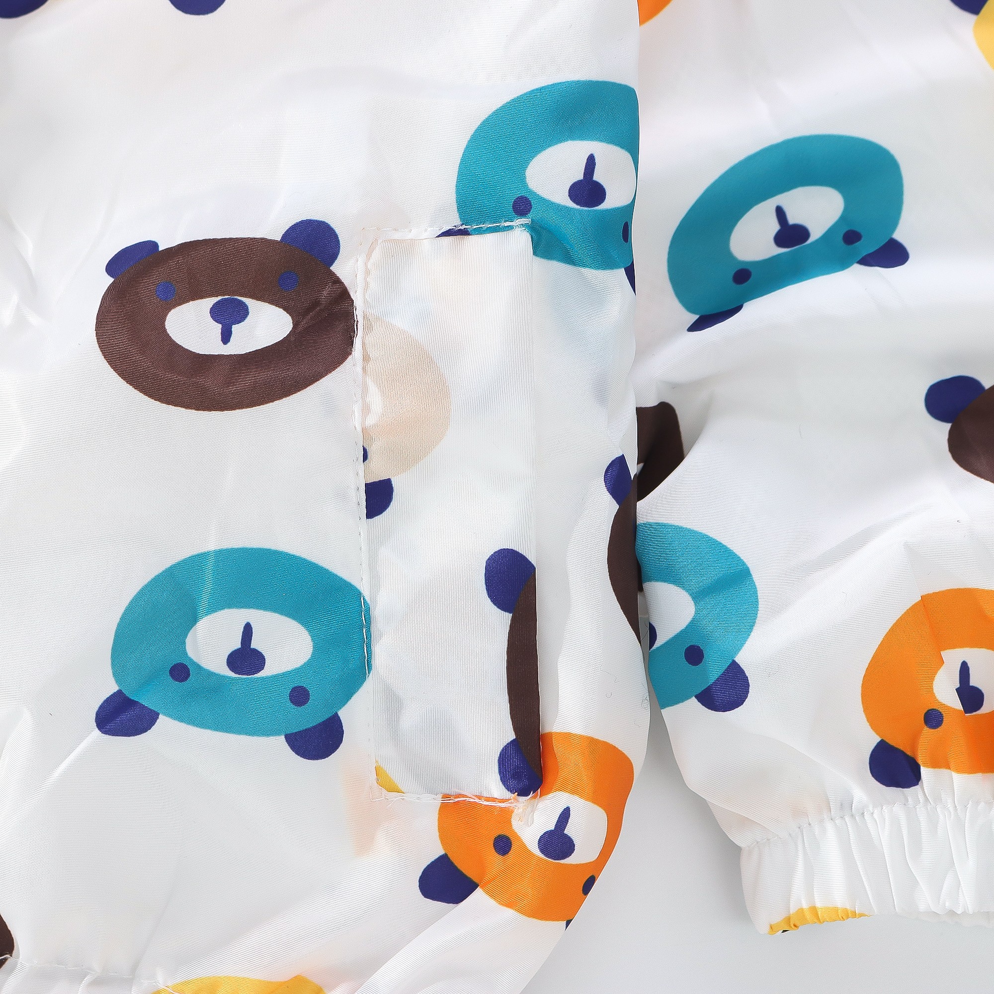 Baby Boy Jacket Teddy Bear Printed Hooded Jacket Cute Children Coat_voghion.com