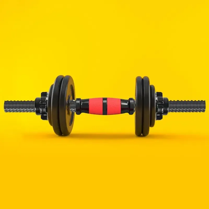 2pcs Umbbell Durable Prime Barbell Handle Dumbbell Bars for Workout Gym Weightlifting Training_voghion.com