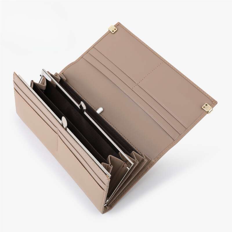 Nuovo portafoglio portatile da donna in vera pelle di alta qualità con tasche multiple per carte._voghion.com