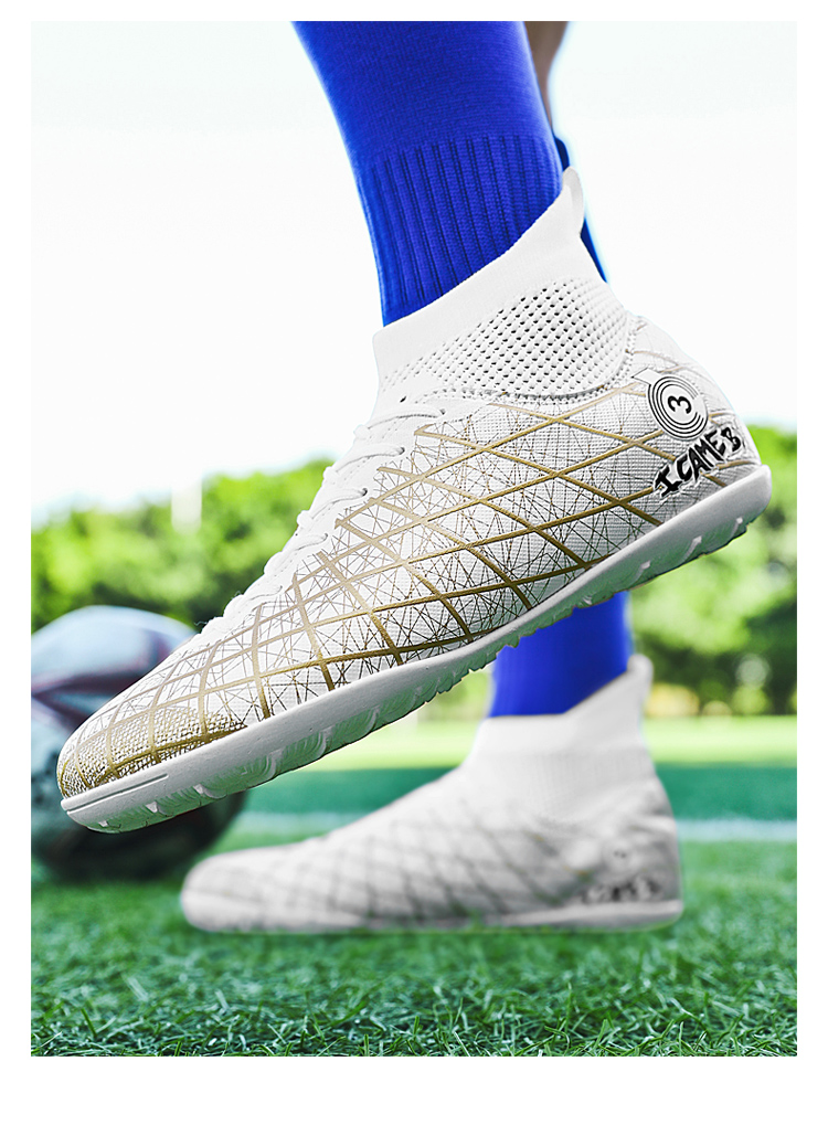 Professional Unisex Soccer Shoes Men Women Football Boots Training Sport Footwear Match Sneakers Non-slip Drop Shipping_voghion.com