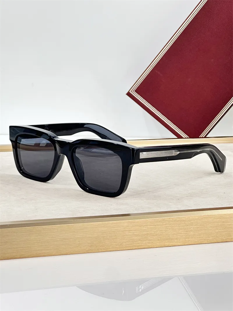 Luxury Square Sunglasses Retro Designer Style Uv400 Protection_voghion.com