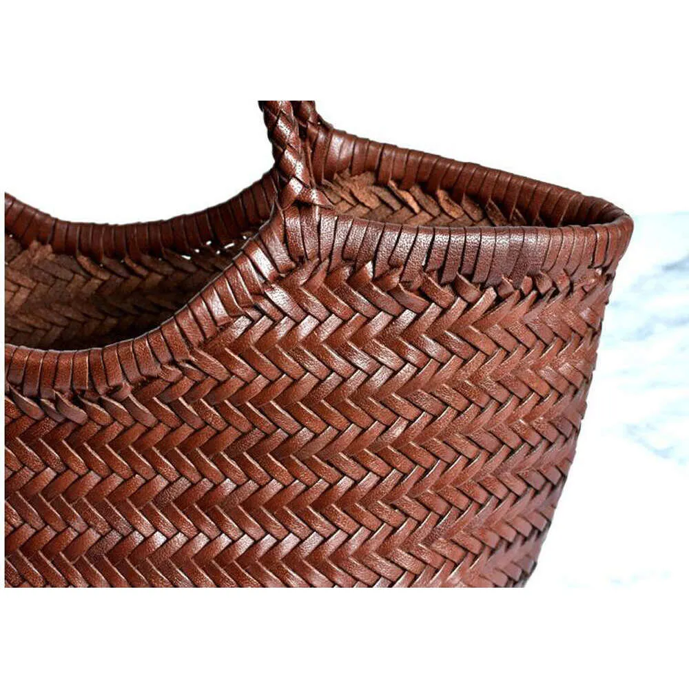 100 % natürliches Rindsleder, handgewebt, handgefertigt, kleine, handgefertigte Damenhandtasche, exquisite Tragetasche, Dating, Shopping_voghion.com