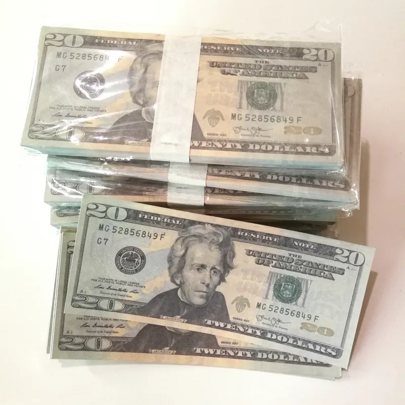 Prop Other Festive Supplies Party Fa K E Money Banknote 1 5 10 20 50 100 US Dollar Euros Realistic Toy Bar Props Copy_voghion.com