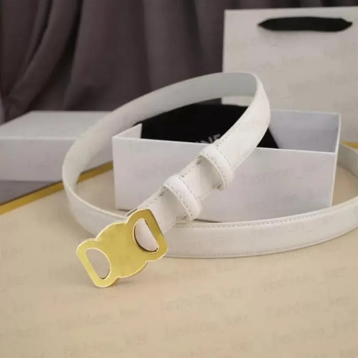 Designermode slät spänne bälte retrodesign tunna midjebälten för män kvinnors bredd 2,5 cm äkta kohud 3 färg_voghion.com