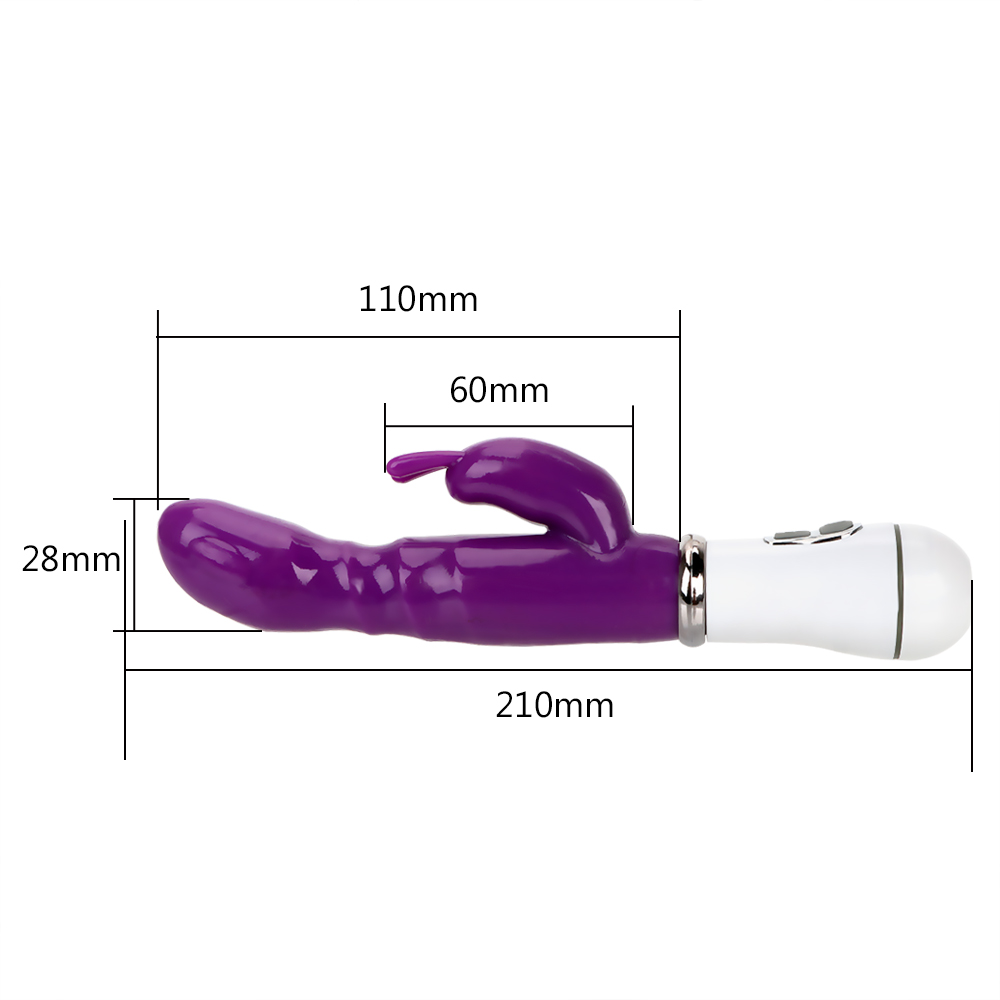Rabbit G-spot Vibrator With 12 Vibration Modes For Clitoris_voghion.com