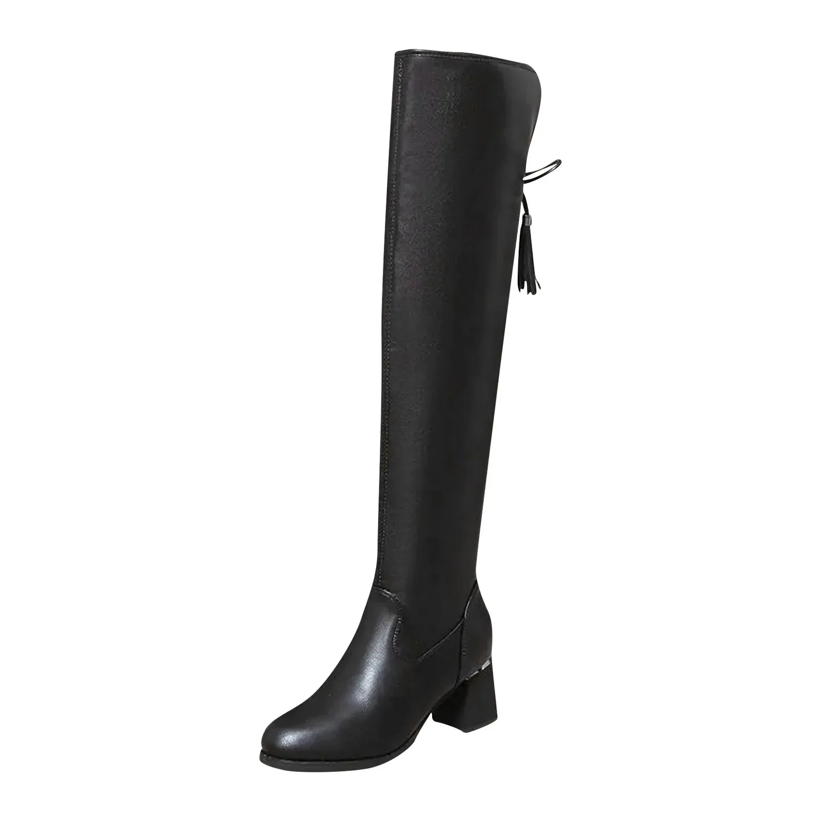 Elegante Overknee Stiefel Mit Hohem Absatz Für Damen Modern_voghion.com