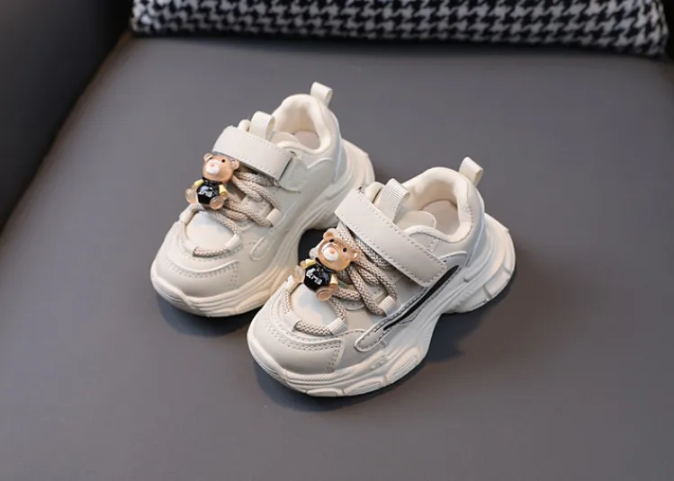 for Boys Girls Sports New 2024 Cartoon Bear Children Littlesprouts Leisure Soft Kids Sneakers Non-slip Cute Baby Toddler_desvips.com