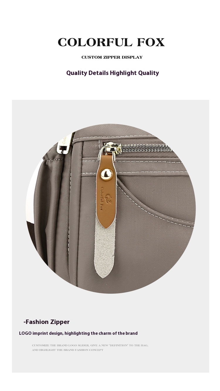 Borsa a tracolla donna multitasche grande borsa a spalla in nylon_voghion.com