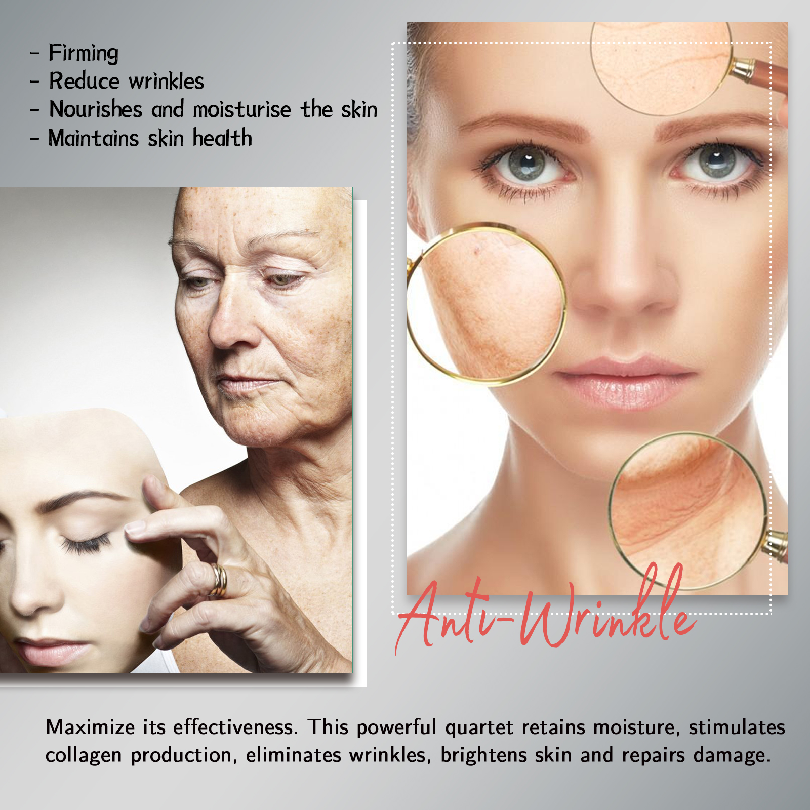 EELHOE Anti-Aging Cream, Reduces Fine Lines On The Face With Line Repair, Firming And Moisturizing Skin Anti-Wrinkle Cream_voghion.com
