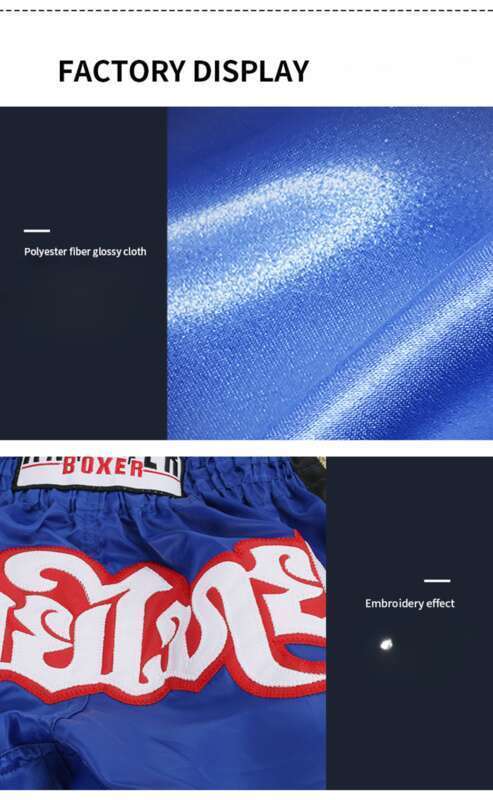 
2025 New Boxing Shorts Fighting Training Clothing Martial Arts Clothing Multi Color Splicing Muay Thai_voghion.com