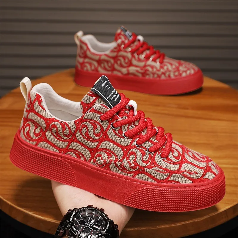 Nouvelles chaussures de sport décontractées et respirantes pour hommes, idéales pour la marche et la course. Baskets tendance à semelles épaisses._voghion.com