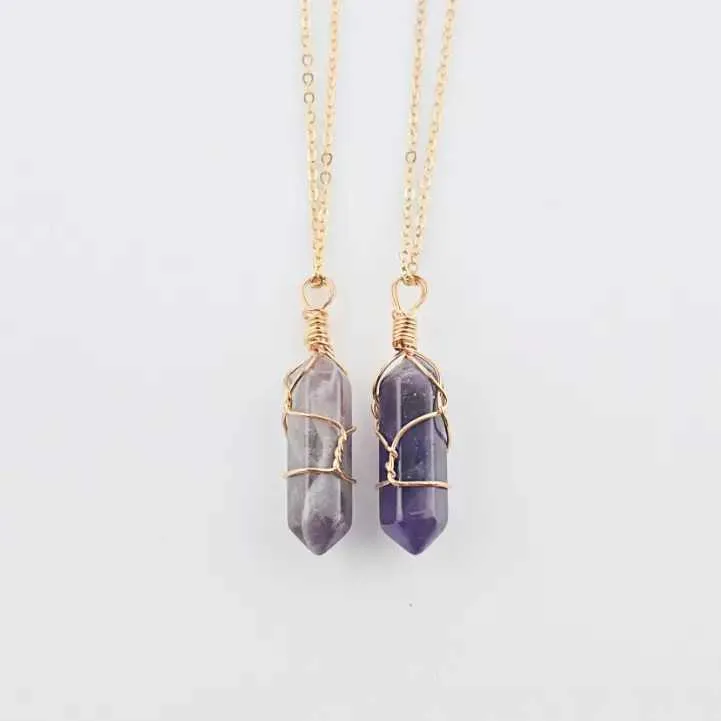Natürlicher Kugelform Türkis Kristall Stein Quarz Heilpunkt Schmuck Anhänger Halskette für Frauen_voghion.com