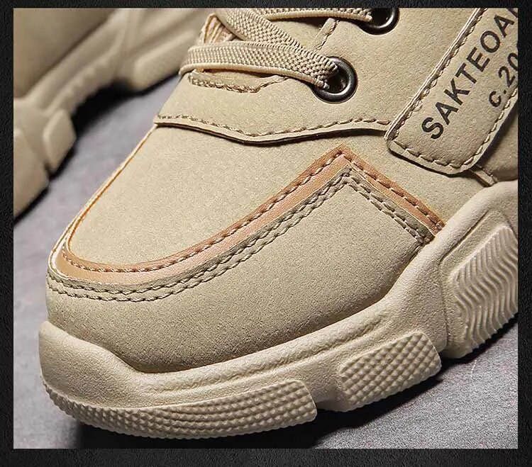 Winter Children's Boys Plus Cashmere Thicken Warm Snow Girls Non-slip Outdoor Martin Boots Student Shoes Hiking Shoe_voghion.com