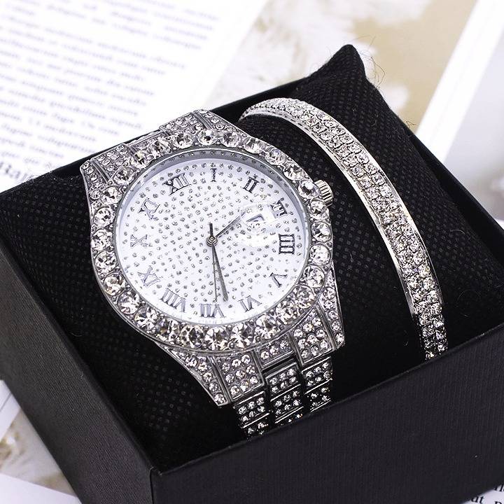 Elegant Women's Quartz Watch Set With Matching Bracelet Accessories_voghion.com