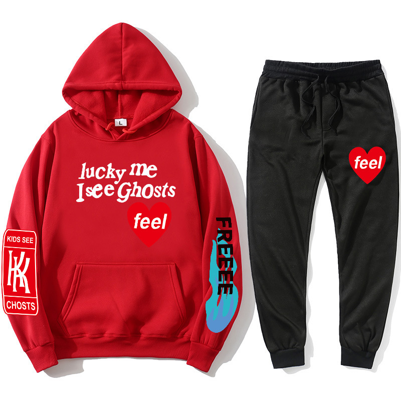 2023 Kanye West Album Ids See Ghosts Ensemble de sweat à capuche gratuit_voghion.com