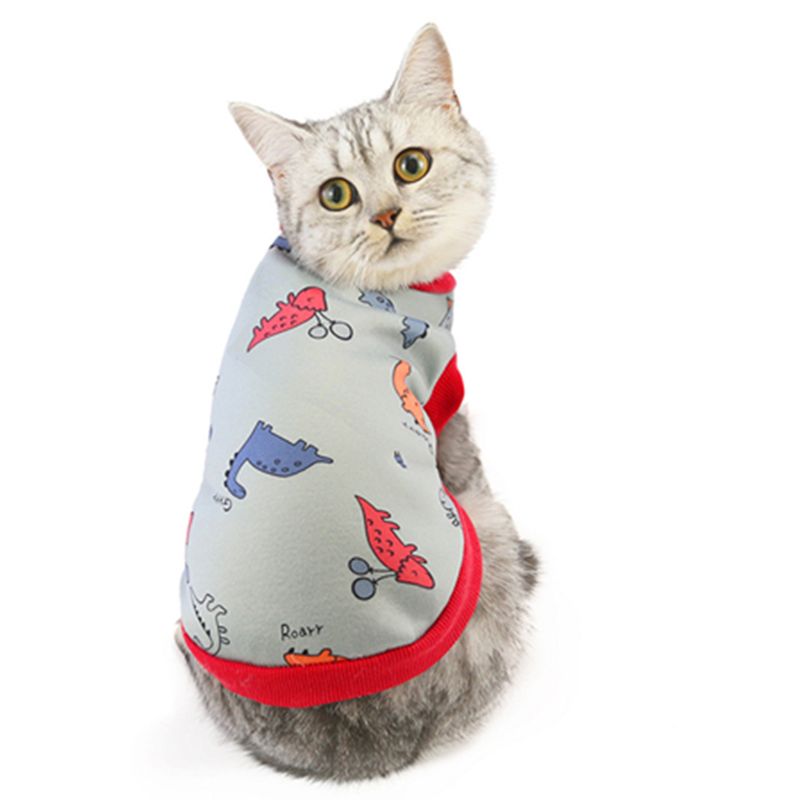 Guangying Herbst-Winter-Pullover für Haustiere, Milchseide, Cartoon-Druck, elastisch, für Hunde und Katzen_voghion.com
