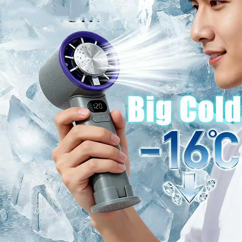 Portable Handheld Mini Fan Rechargeable Bladeless Cooling Device_voghion.com