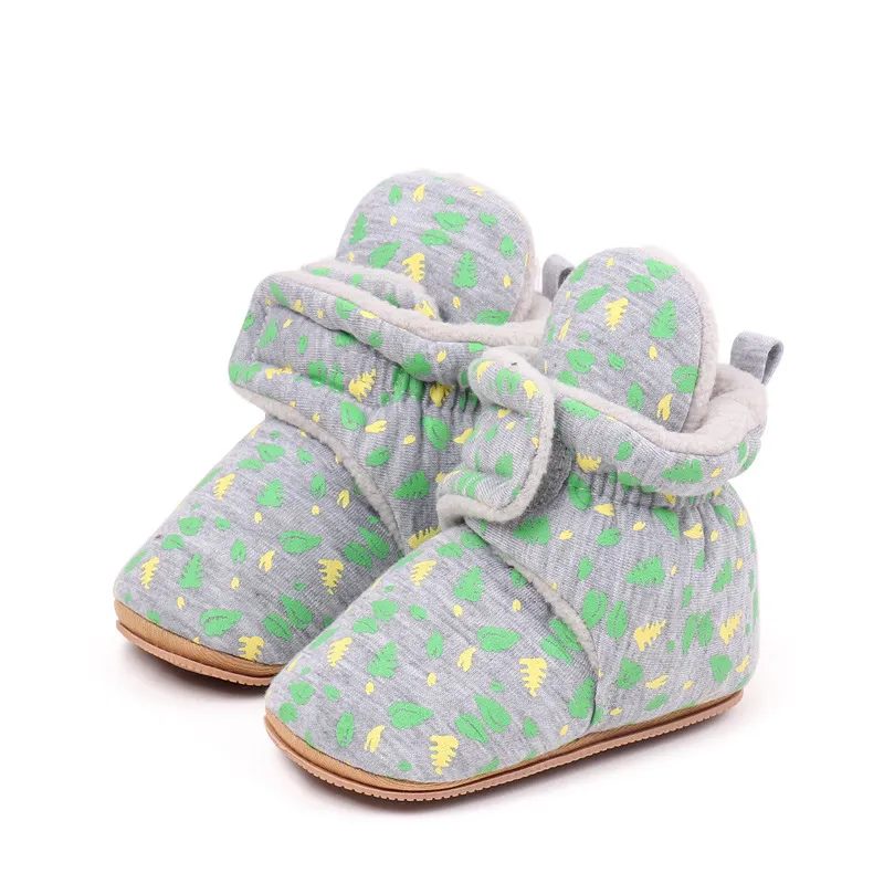 Șosete de iarnă pentru sugari, nou-născuți, Littlesprouts, băiat și fată, pentru copii mici, primii pași, botoșei din bumbac, confort, moale, anti-alunecare, calde_voghion.com