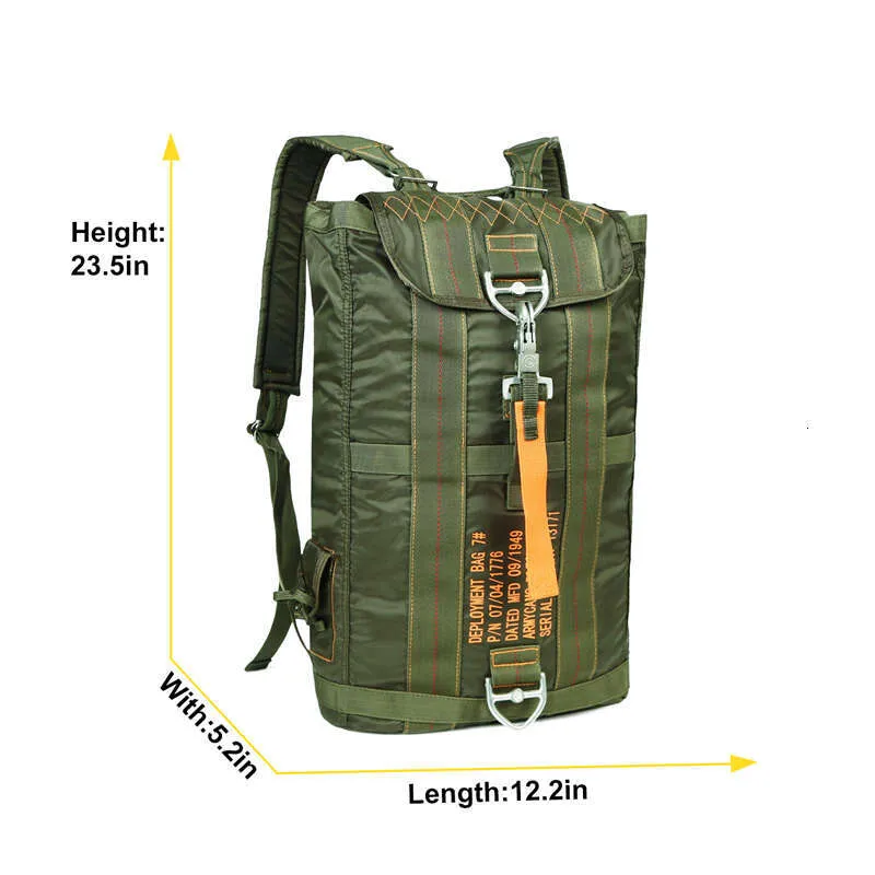 Zaino multiuso resistente, leggero, borsa da paracadute per viaggi di caccia all'aperto, escursioni, scuola, avventure_voghion.com