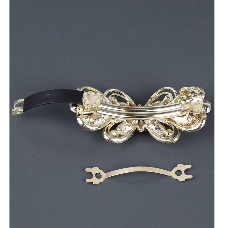 High En Temperament Crystal Spring Half Tie Hair At Back Of The Hea, Horizontal Straight Clip, Large New Clip_voghion.com