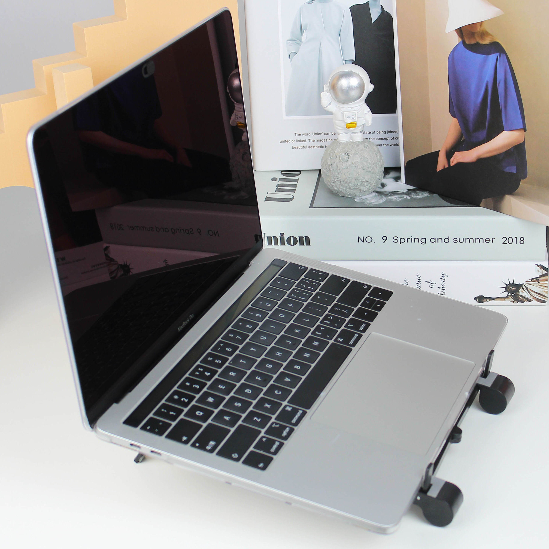 Soporte plegable para portátil, soporte para tableta de escritorio, soporte para MacBook, tableta, iPad, soporte universal antideslizante para teléfono, accesorios para portátil_voghion.com