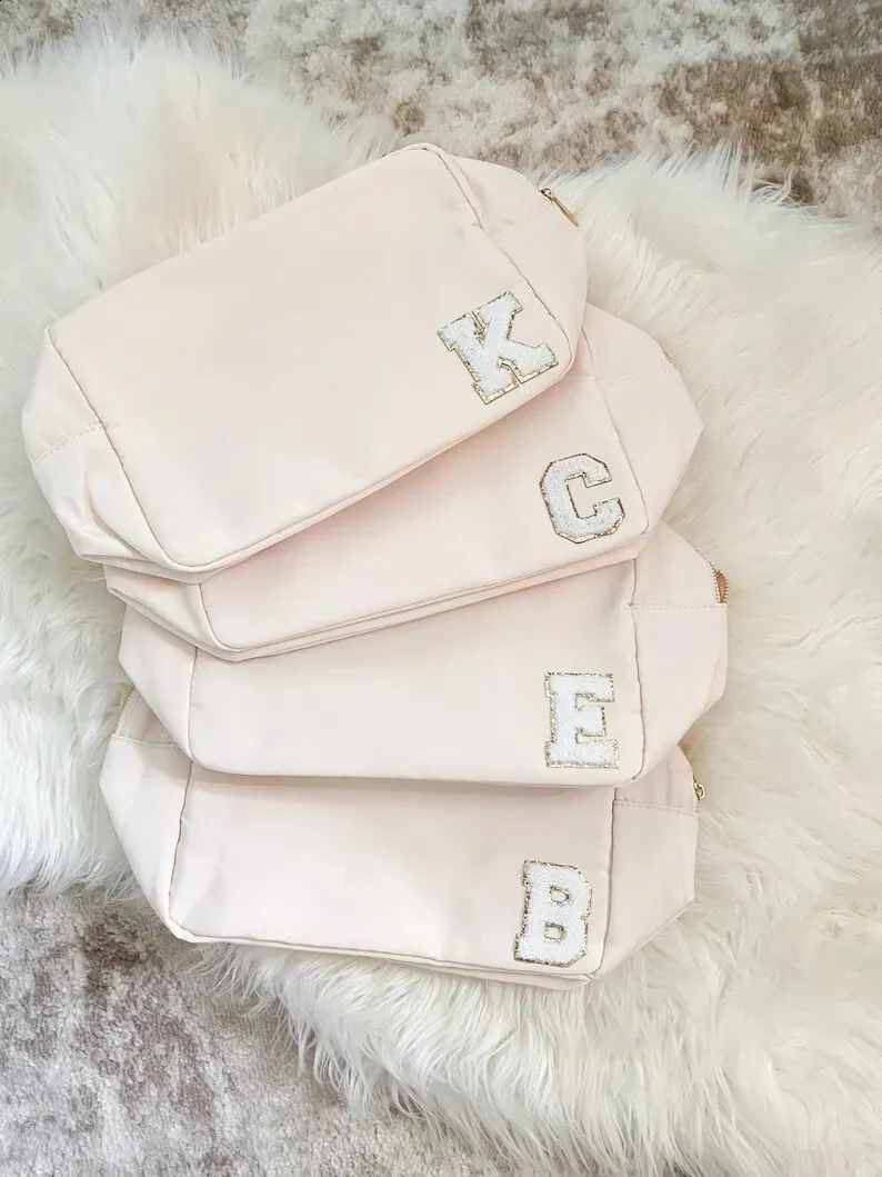 Factory Wholesale Multi Color Women Makeup Waterproof Nylon Brush Custom Pouch Cosmetic Bag 241120_voghion.com