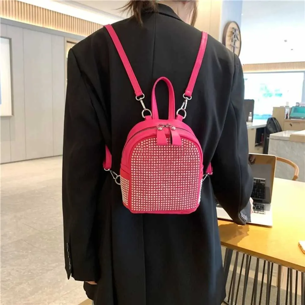 Zaino da donna in PU, piccolo, per ragazze adolescenti, alla moda, per il tempo libero, con cerniera, borsa a tracolla, zaino ad alta capacità, per donne, mini scuola_voghion.com