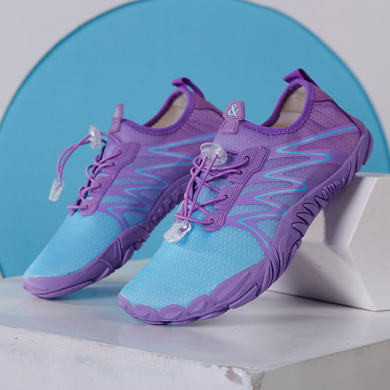 Outdoor beach quick-drying shoes, river tracing shoes, swimming shoes, couples' five-finger shoes for men and women, fishing shoes, wading yoga shoes_voghion.com