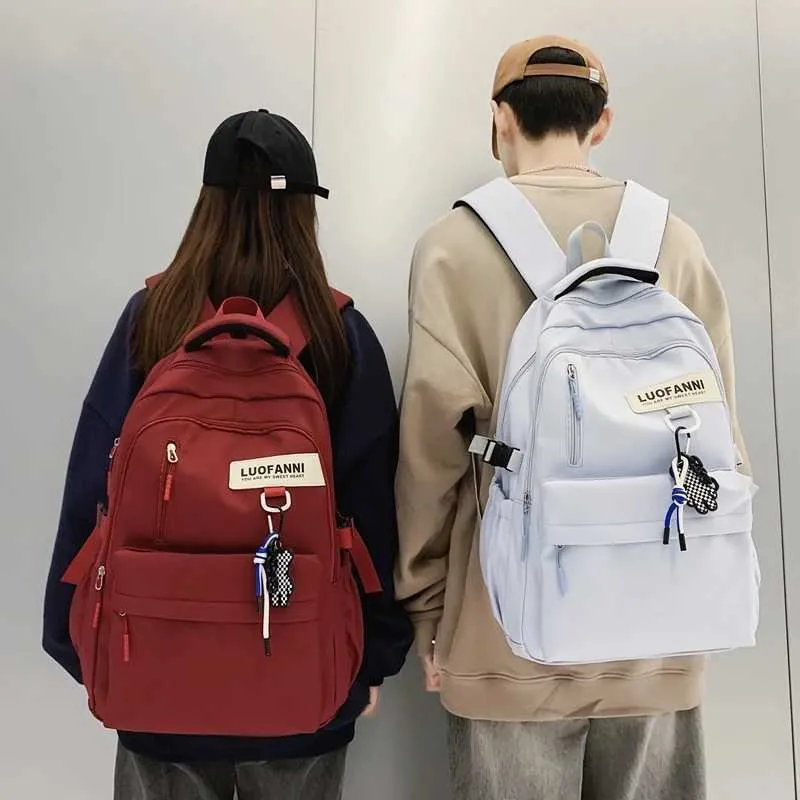 Sac à dos étanche de grande capacité pour hommes et femmes, sac d'école Cool pour fille et garçon, ordinateur portable pour étudiant, mode voyage féminin_voghion.com