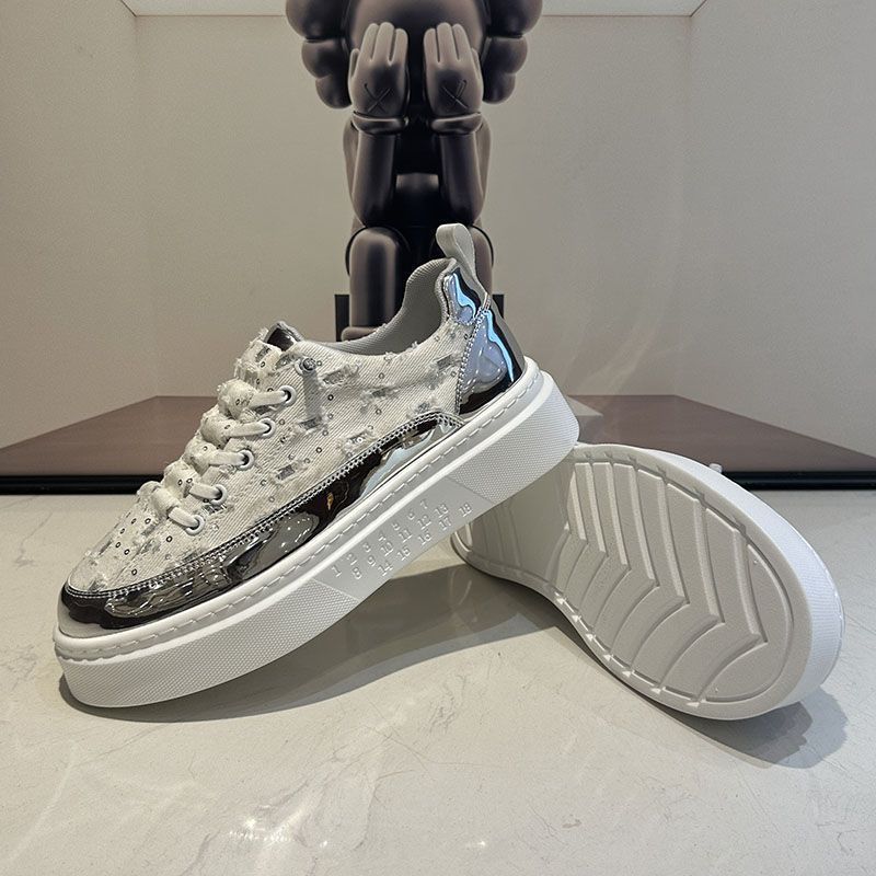 Sommer Neue Songgao Fashion Lazy mit Stoffoberflächenperforation Vielseitige Casual für Herren 2024 Trendy Board Schuhe_voghion.com