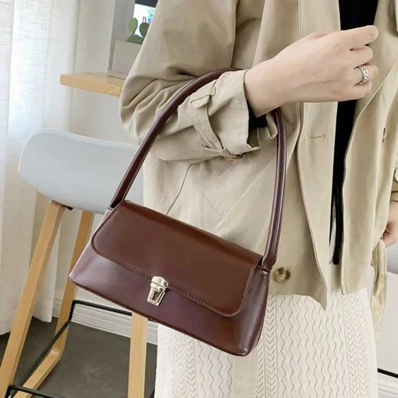 Borse a tracolla di marca per le donne Design alla moda Borsa a tracolla da donna sotto le ascelle Borsa da donna e borsette Colore unito C241103_voghion.com