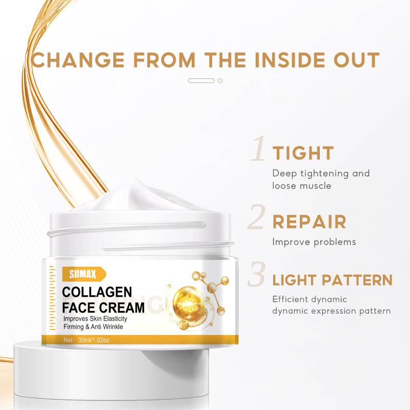 English packaging SUMAX collagen face cream 30ml_voghion.com
