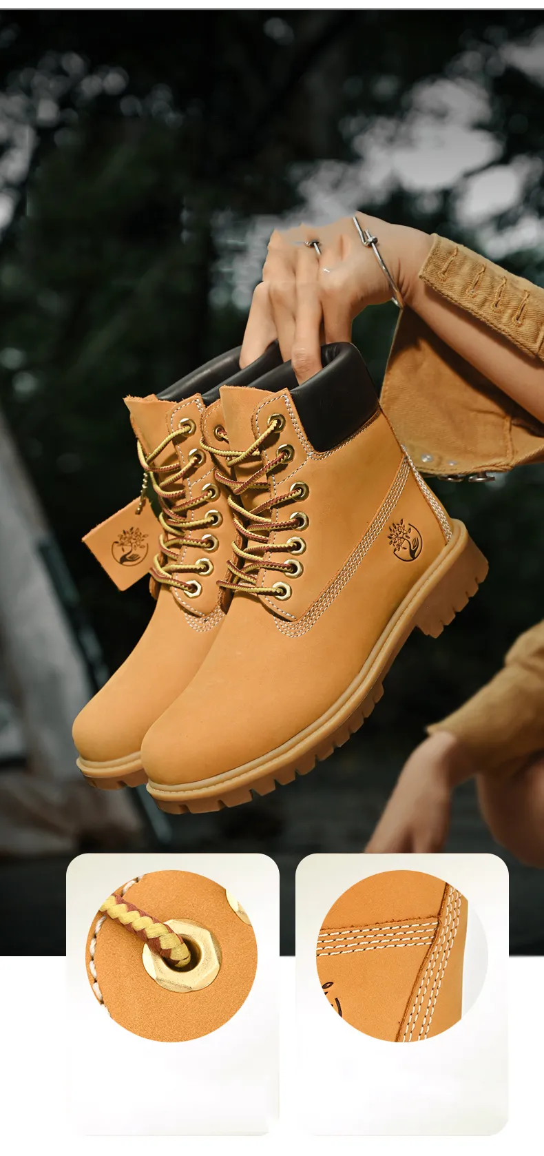 Men High Top Men's Leather Winter Fashion Plush Warm Shoes Outdoor Sneakers Lace Up Non-Slip Ankle Boots Male_voghion.com