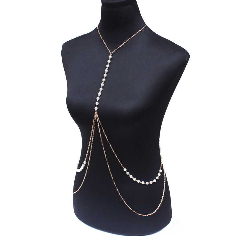 Hot selling new product body necklace one piece sweater chain jewelry TC1178_voghion.com
