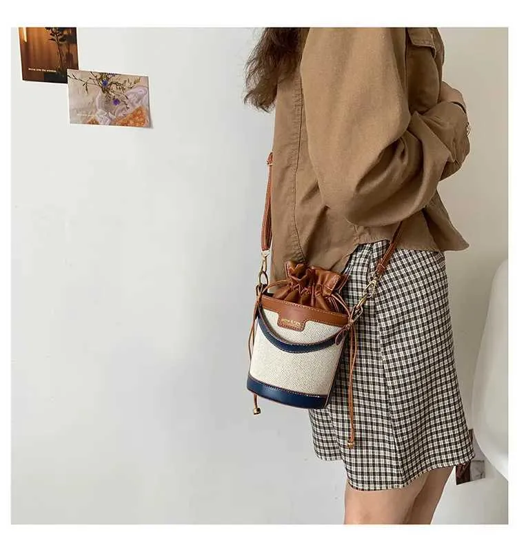 Damen Umhängetasche Cyder PU Leder Bucket Crossbody Bag Lässige Drstring Handtaschen Geldbörse für Reisen Shoppin241104_voghion.com