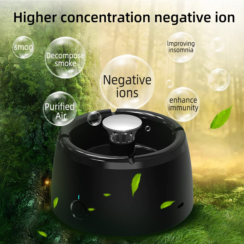 Posacenere con funzione di purificatore d'aria multiuso per filtrare le sigarette rimuovendo l'odore_voghion.com