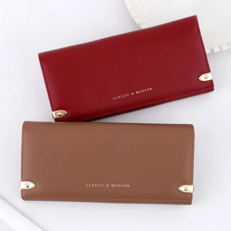 New High-grade Leather Ladies Wallet With Extra Long Storage Space_voghion.com