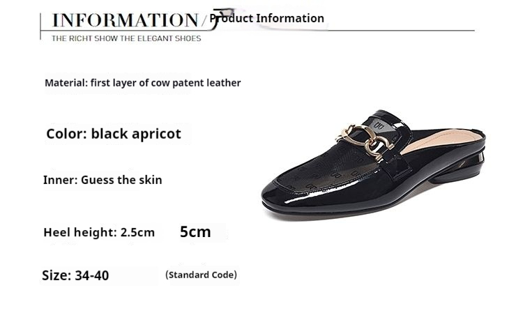 PLOVER hakiki deri örgü 2024 yeni yarım terlik_voghion.com