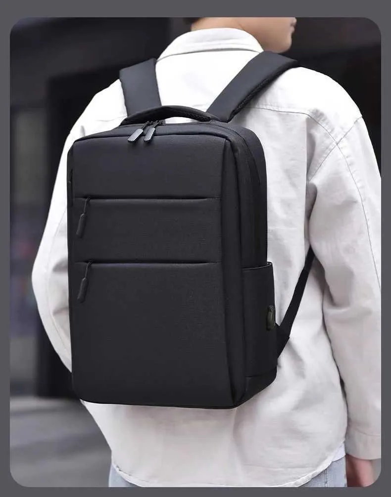 Laptoptaske med lynlås i flere lag, 13, 14, 15 tommer, computerrygsæk til virksomheder, HERRER OG DAMER, TRAVELC241011C241011_voghion.com