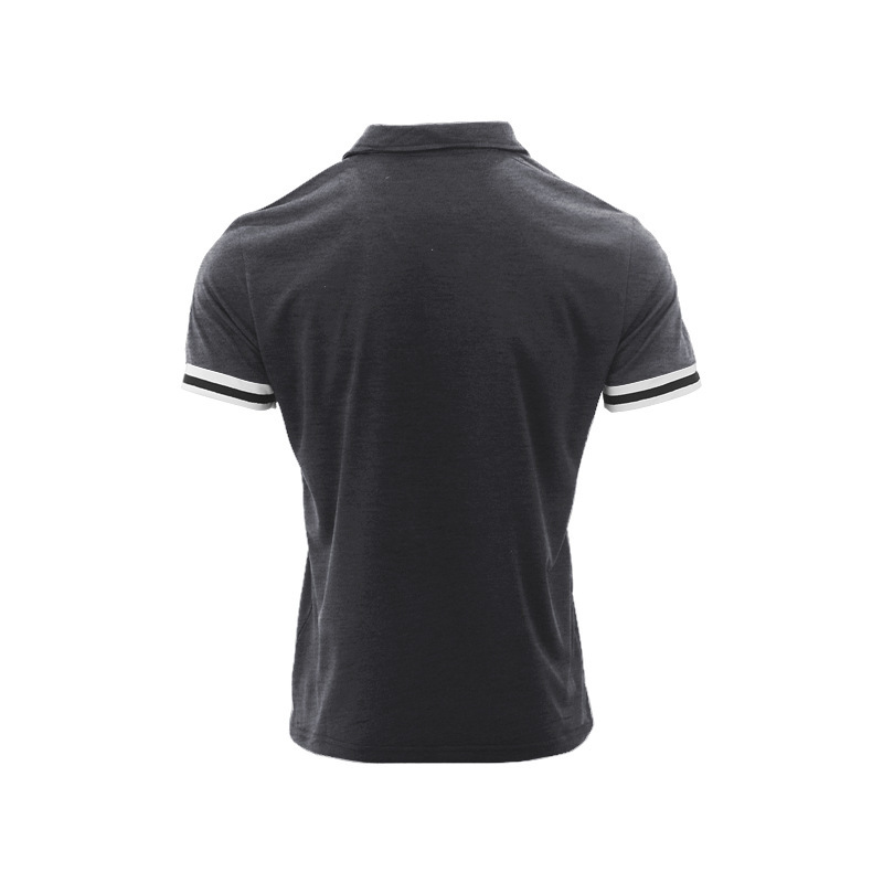 Herrenbekleidung Sommer Revers Kurzarm Shorts Zweiteiliger Sportanzug für Herren_voghion.com
