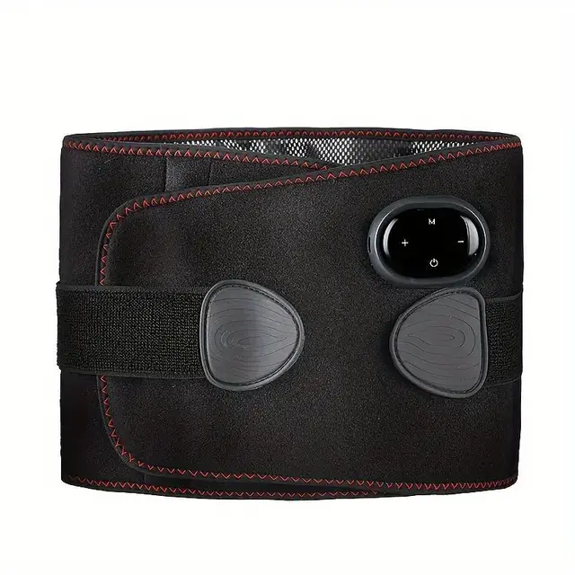1pc Massager, Elektrische Lendenverwarmingsriem, Meerdere Versnellingen Aanpassing, Draagbare Warmtemassage Brace, Taille Ondersteuningsriem F_voghion.com
