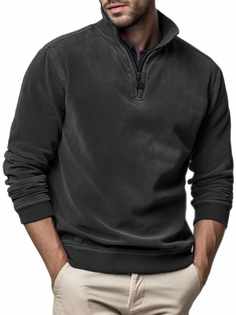 2023 Herrenpullover im ethnischen Stil mit 3D-Digitaldruck und halbem Reißverschluss_voghion.com