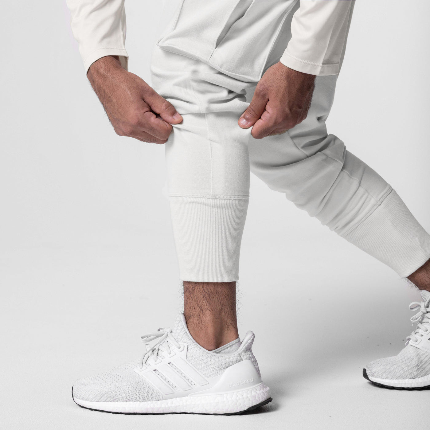 Set di pantaloni da corsa fitness da uomo in due pezzi per sport e tempo libero in cotone_voghion.com