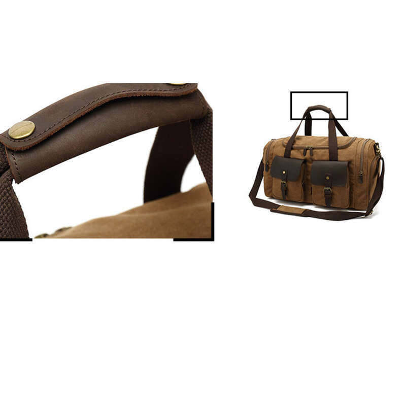 Bolsa de gimnasio para yoga de gran capacidad con equipaje de techo, ideal para viajes largos y cortos, con lona para móvil y diseño de caballo loco._voghion.com