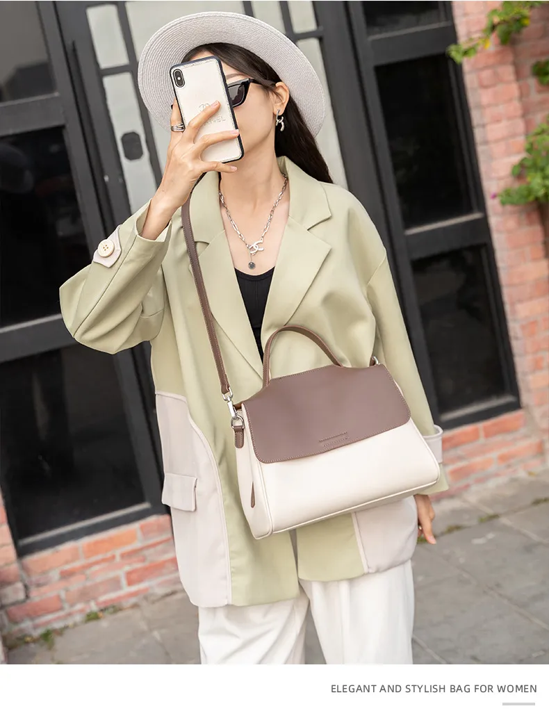 Neue echte Lederschulter 2023 Hohe Qualität Casual Totes Damen Menger Bag Handtaschen Frauen Taschen Designer 67DL #_voghion.com