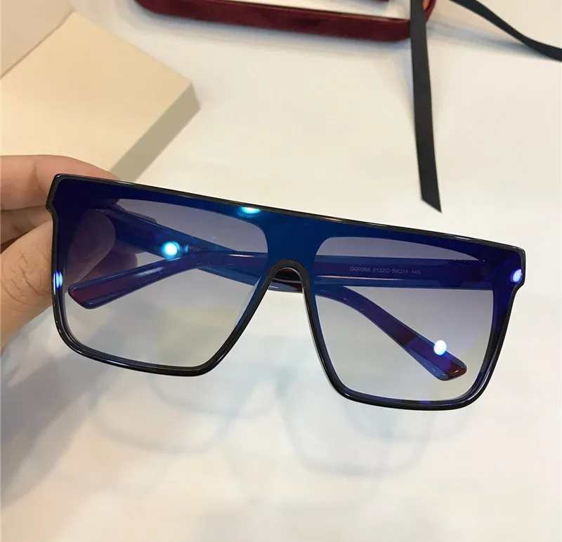 Wholesale-Sunglasses Brand Designer 0268 Fashion Big Frame Plate Glasses Siamese Lens Design Avant-garde Style UV400_voghion.com